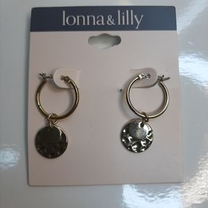 Lonna & Lilly Gold Charm Earrings